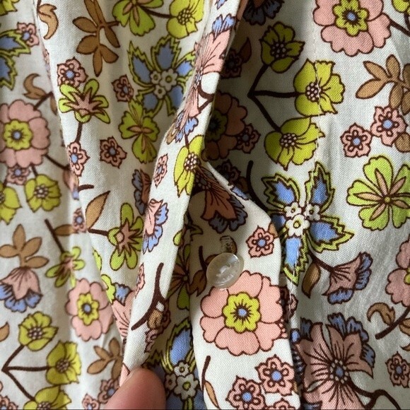 SCOTCH & SODA MAISON SCOTCH Long sleeve floral print SUMMER EDITION size Large - Picture 2 of 5